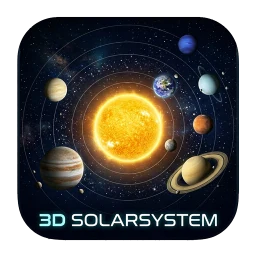 Symbol von 3D Solar System